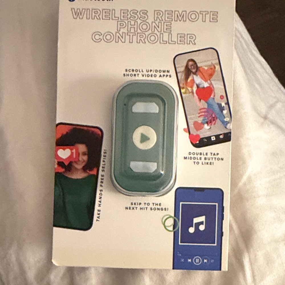 Wireless Phone Controller Remote in Teal